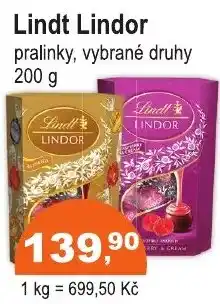 COOP DISKONT Lindt Lindor pralinky nabídka
