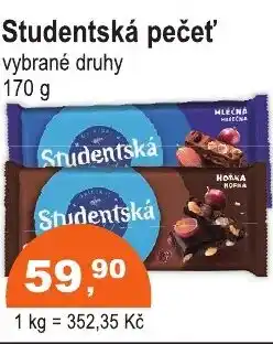 COOP DISKONT Studentská pečeť nabídka