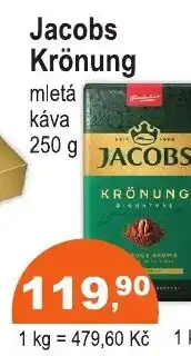 COOP DISKONT Jacobs Krönung mletá káva nabídka