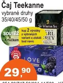 COOP DISKONT Čaj Teekanne nabídka