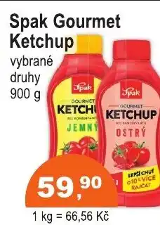 COOP DISKONT Spak Gourmet Ketchup nabídka