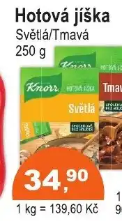 COOP DISKONT Knorr Hotová jíška Světlá/Tmavá nabídka
