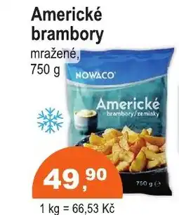 COOP DISKONT NOWACO Americké brambory nabídka