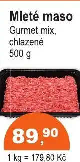 COOP DISKONT Mleté maso Gurmet mix nabídka