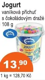COOP DISKONT Ranko Jogurt vanilková příchuť s čokoládovým dražé nabídka