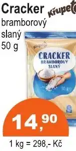 COOP DISKONT Krupeto Cracker bramborový slaný nabídka