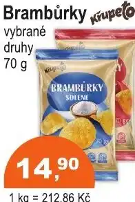 COOP DISKONT Krupeto Brambůrky nabídka