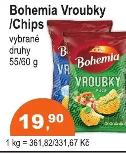 COOP DISKONT Bohemia Vroubky /Chips nabídka