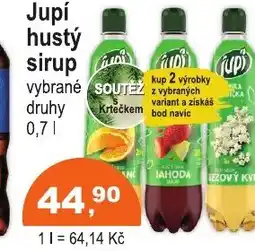 COOP DISKONT Jupí hustý sirup nabídka