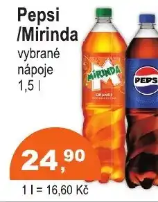 COOP DISKONT Pepsi /Mirinda nabídka