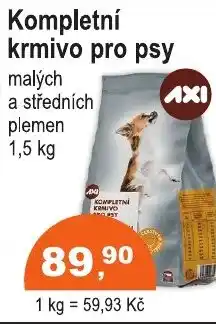 COOP DISKONT Kompletní krmivo pro psy malých a středních plemen nabídka