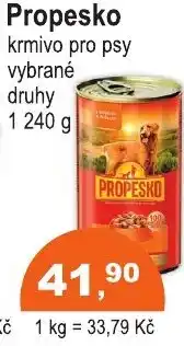 COOP DISKONT Propesko krmivo pro psy nabídka