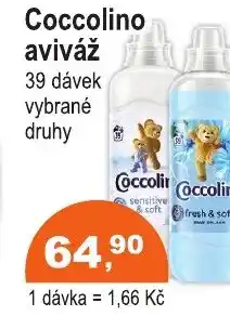 COOP DISKONT Coccolino aviváž nabídka