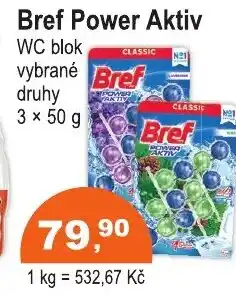 COOP DISKONT Bref Power Aktiv WC blok nabídka