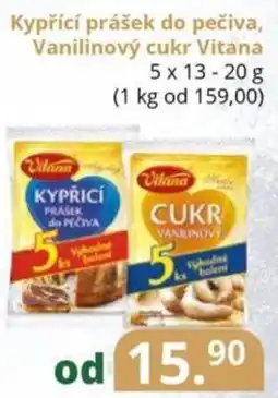 Potraviny CZ Kypřící prášek do pečiva, Vanilinový cukr Vitana nabídka