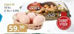 Potraviny CZ Vejce M nabídka