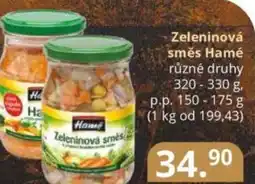 Potraviny CZ Zeleninová směs Hamé nabídka