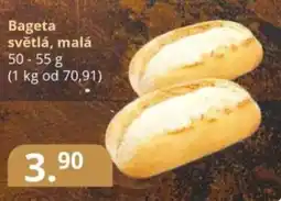 Potraviny CZ Bageta světlá, malá nabídka