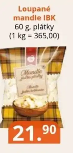 Potraviny CZ Loupané mandle IBK nabídka