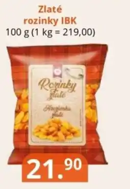 Potraviny CZ Zlaté rozinky IBK nabídka