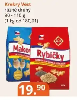 Potraviny CZ Krekry Vest nabídka