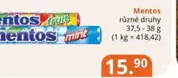 Potraviny CZ Mentos nabídka