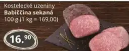 Potraviny CZ Kostelecké uzeniny Babiččina sekaná nabídka
