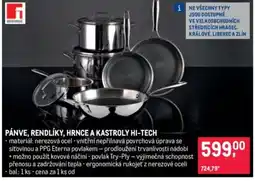 Makro Pánve, rendlíky, hrnce a kastroly hi-tech nabídka