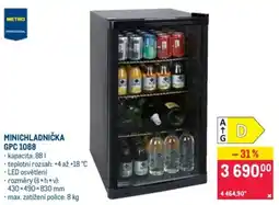 Makro Minichladnička GPC 1088 nabídka