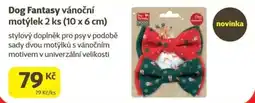 Super Zoo Dog Fantasy vánoční motýlek 2 ks (10 x 6 cm) nabídka