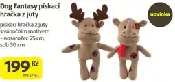 Super Zoo Dog Fantasy pískací hračka z juty nabídka