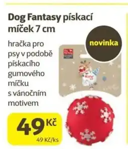 Super Zoo Dog Fantasy pískací míček 7 cm nabídka