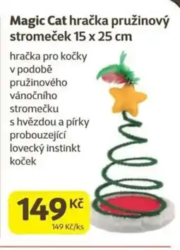 Super Zoo Magic Cat hračka pružinový stromeček 15 x 25 cm nabídka