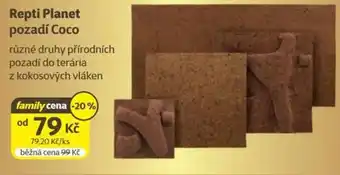 Super Zoo Repti Planet pozadí Coco nabídka