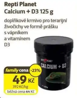 Super Zoo Repti Planet Calcium + D3 nabídka