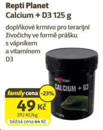 Super Zoo Repti Planet Calcium + D3 nabídka