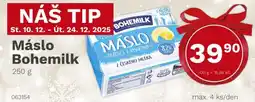Konzum Máslo Bohemilk nabídka