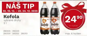 Konzum Kofola nabídka