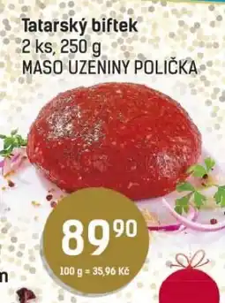 Konzum Tatarský biftek nabídka