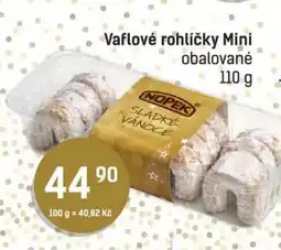 Konzum Vaflové rohlíčky Mini obalované nabídka