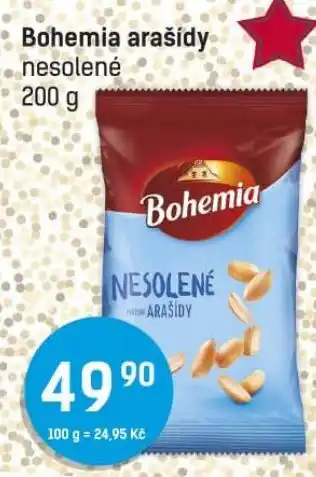 Bohemia arašídy nesolené