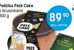 Konzum Paštika Paté Cake nabídka
