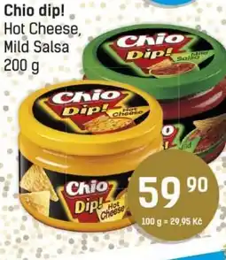 Konzum Chio dip! Hot Cheese, Mild Salsa nabídka