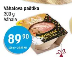 Konzum Váhalova paštika Váhala nabídka