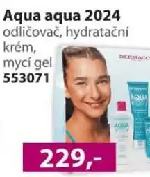 Konzum Aqua aqua 2024 odličovač, hydratační krém, mycí gel nabídka