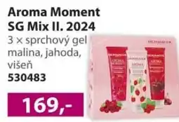 Konzum Aroma Moment SG Mix II. 2024 3 x sprchový gel malina, jahoda, višeň nabídka