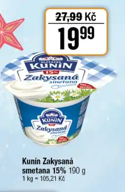 TEMPO Kunín Zakysaná smetana 15% nabídka