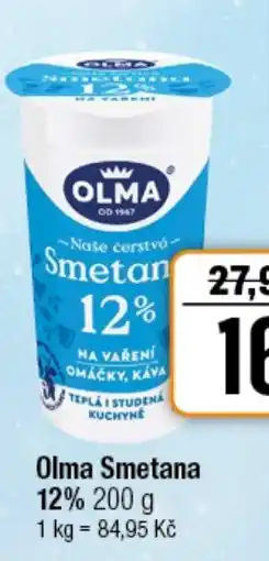 TEMPO OLMA Smetana 12% nabídka