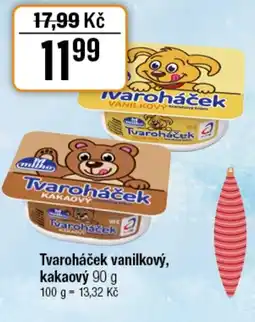 TEMPO Tvaroháček vanilkový, kakaový nabídka