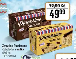 TEMPO Zmrzlina Pianissimo čokoláda, vanilka nabídka